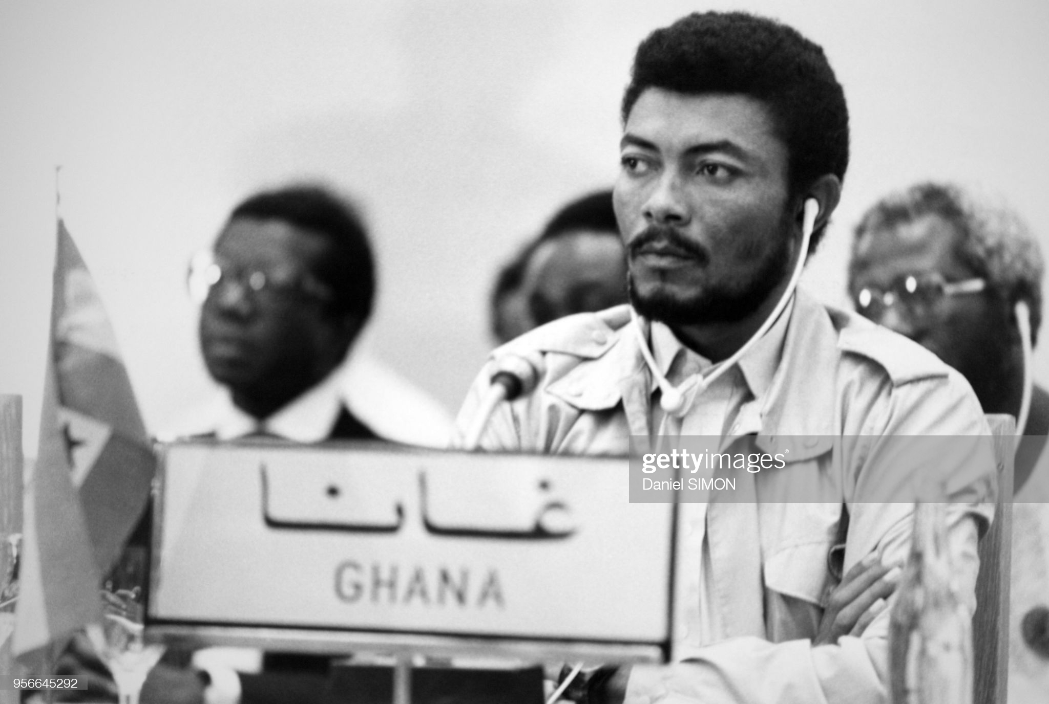 JJ Rawlings at a conference